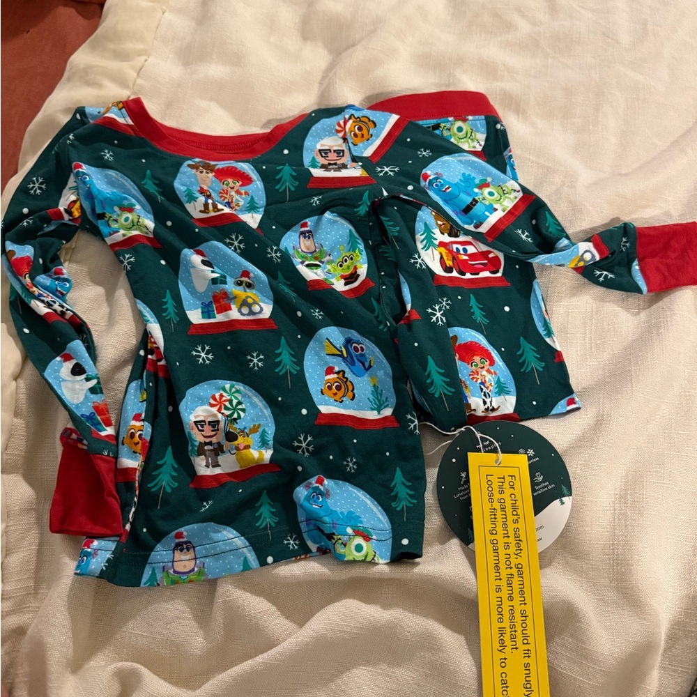 Little sleepies Pixar Christmas pajamas 18-24